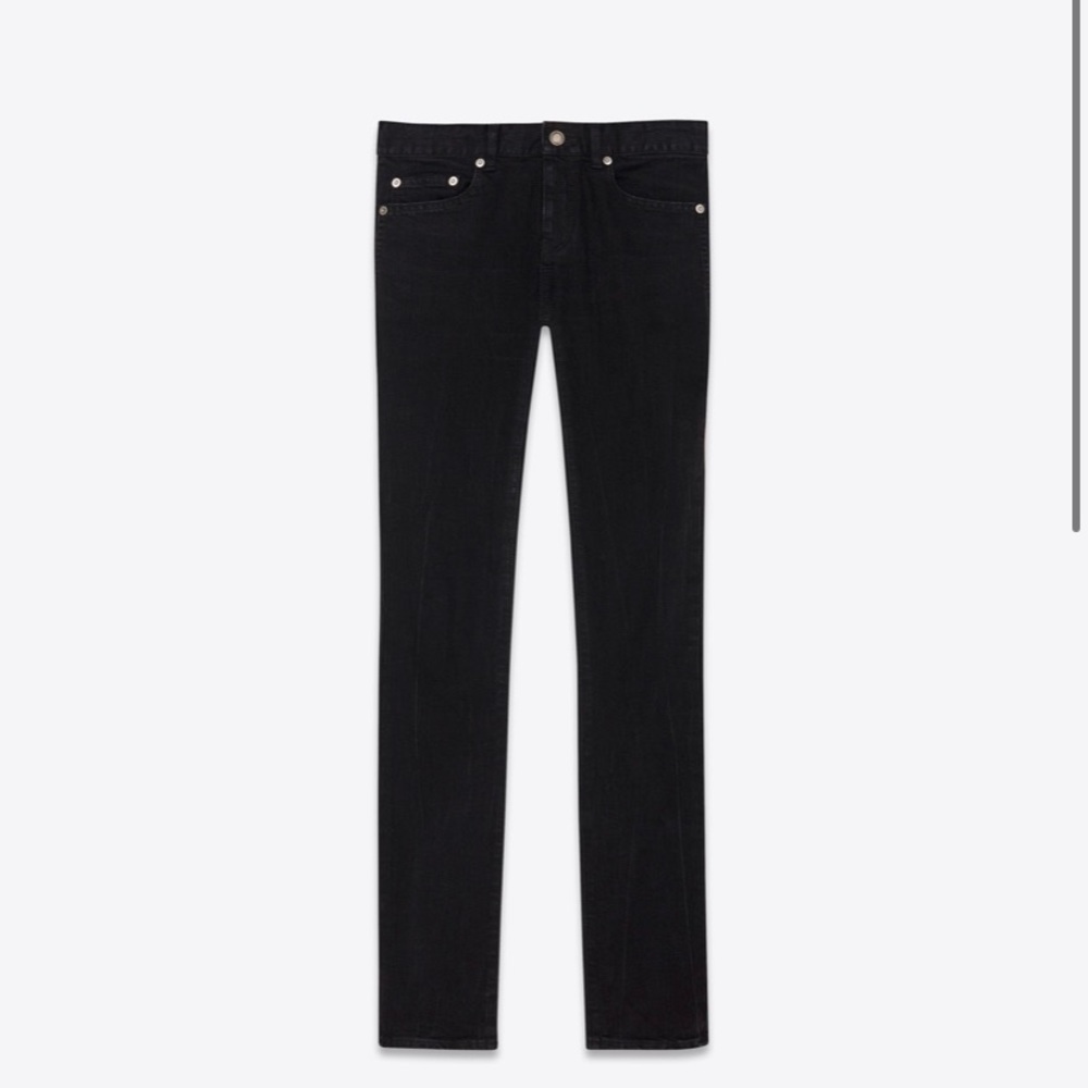 YSL Yves Saint Laurent Black Skinny Jeans